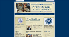 Desktop Screenshot of northbabylonschools.net